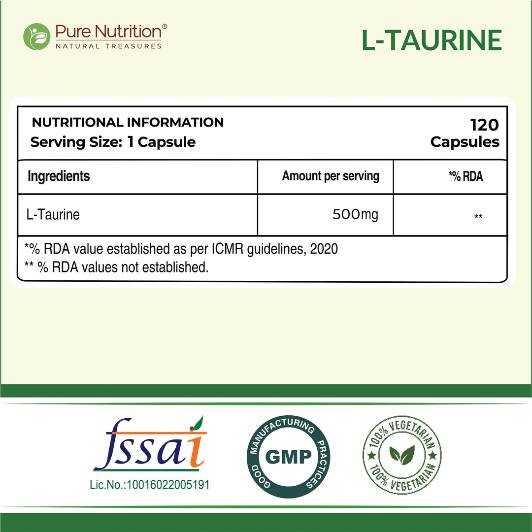L-Taurine 500mg