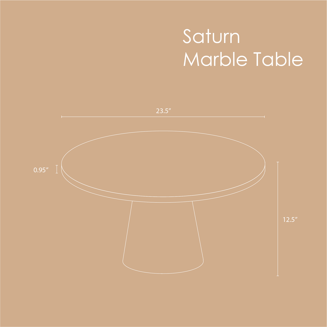 Muun Home Saturn Marble Table