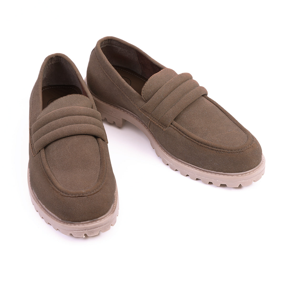 Monkstory Cosmopolitan Cloud Strap Loafers  - Brown