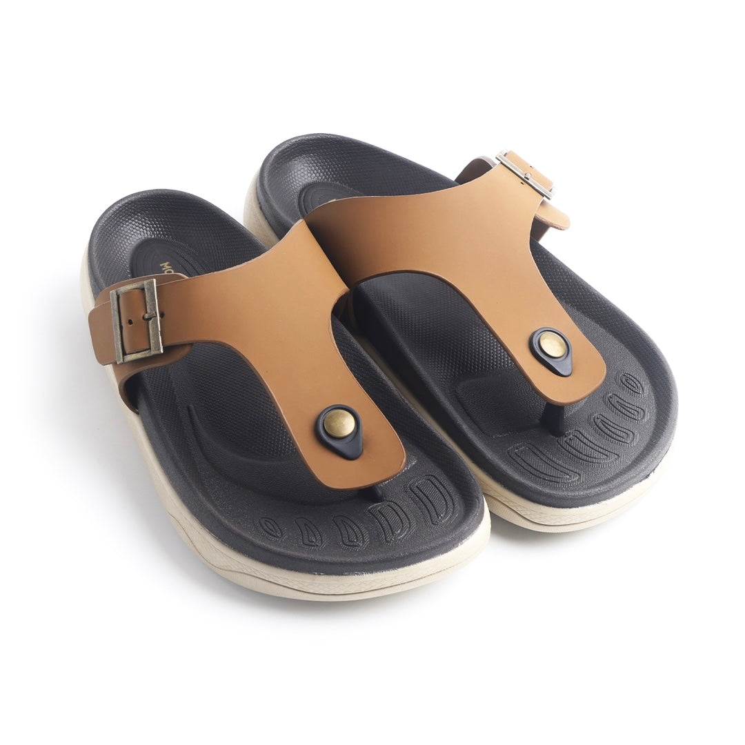 Monkstory Escape Buckle Thong Sandals – Desert Tan