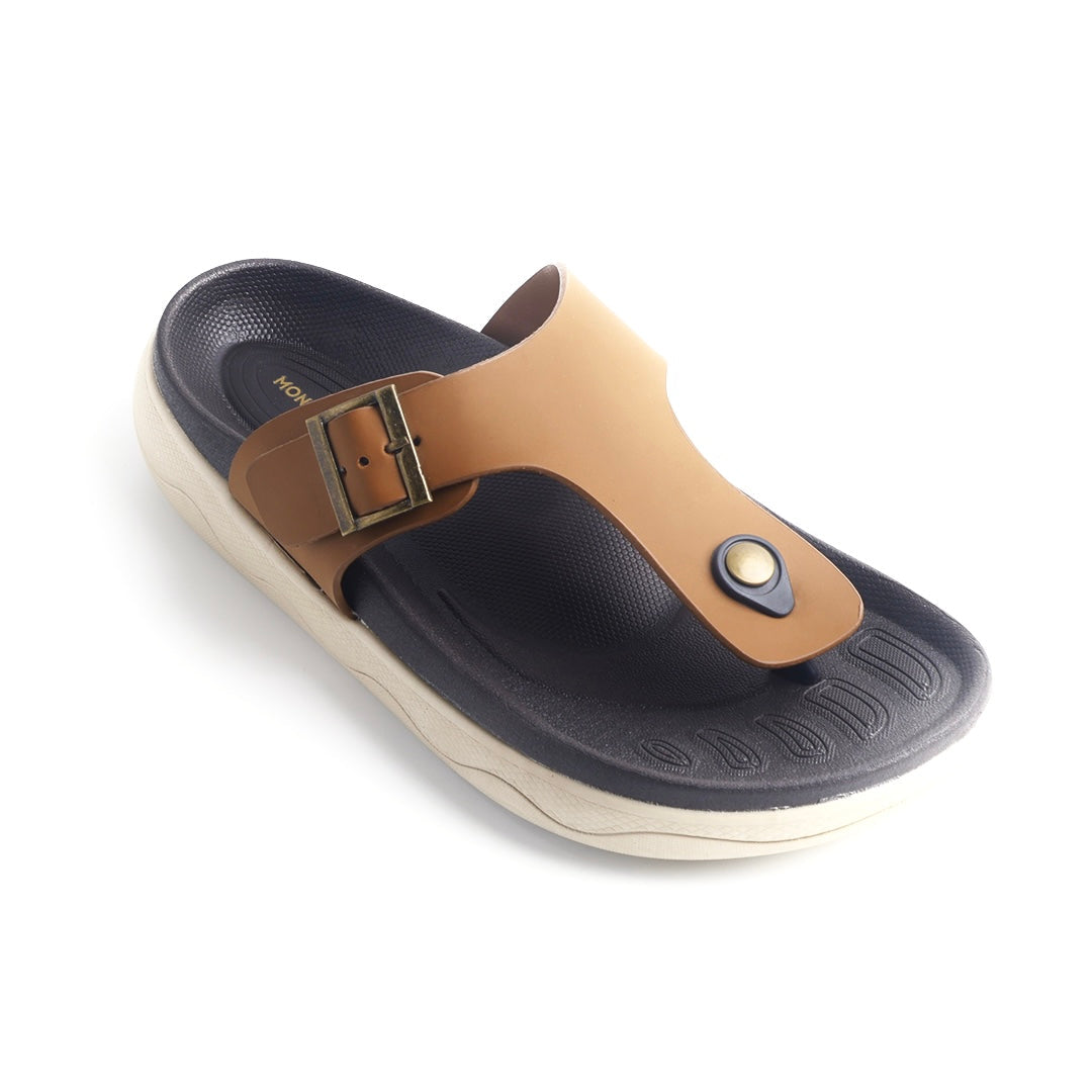 Monkstory Escape Buckle Thong Sandals – Desert Tan