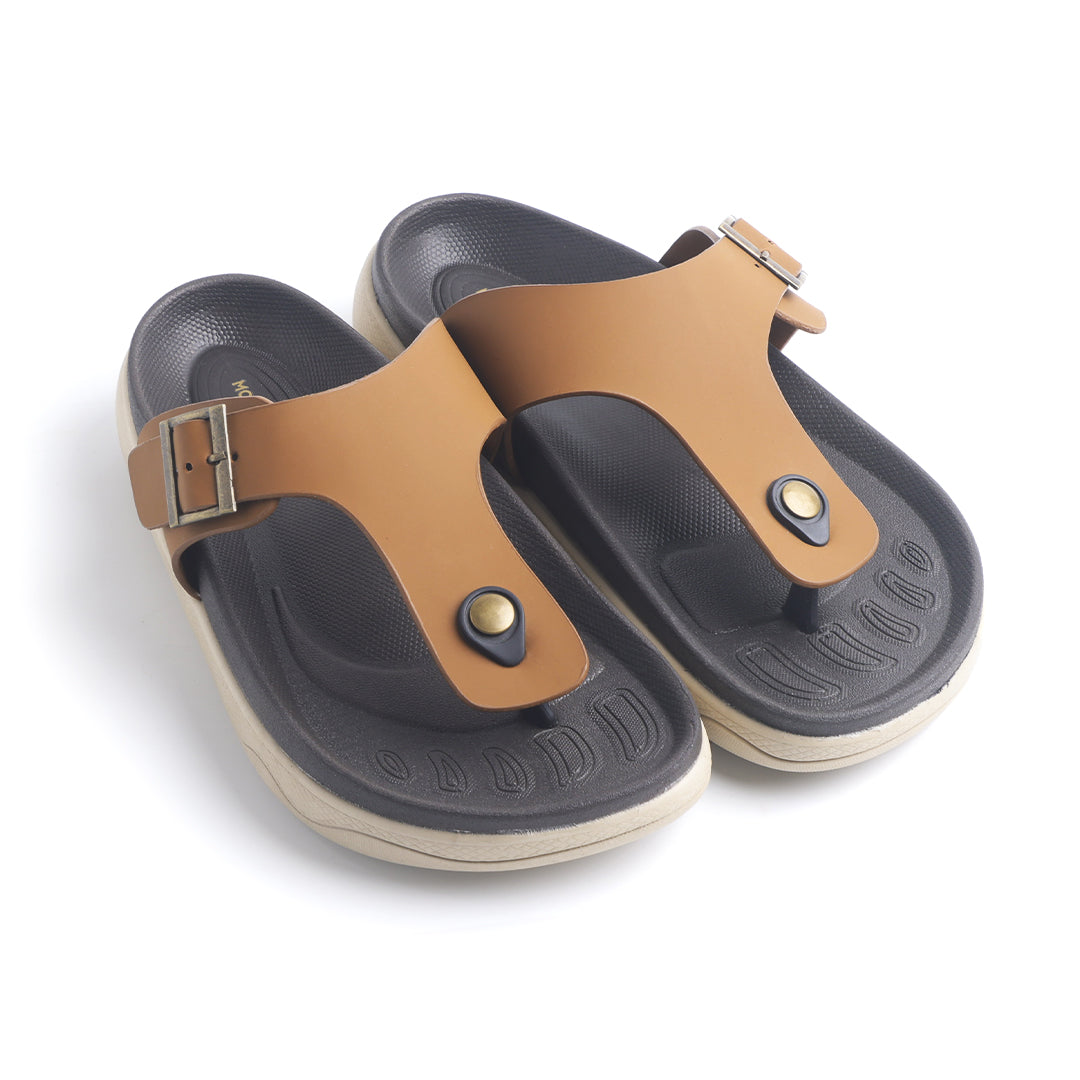 Monkstory Escape Buckle Thong Sandals – Desert Tan