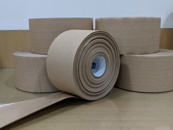 Geosmin Non-reinforced water activated paper tape - 70mm x 100 mt (pack of 2)