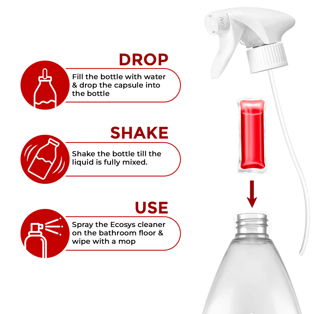 Ecosys Disinfectant Toilet & Bathroom Cleaner | 5 litres