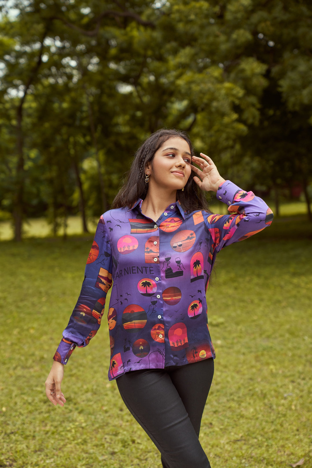 By The Ocean Printed Shirt