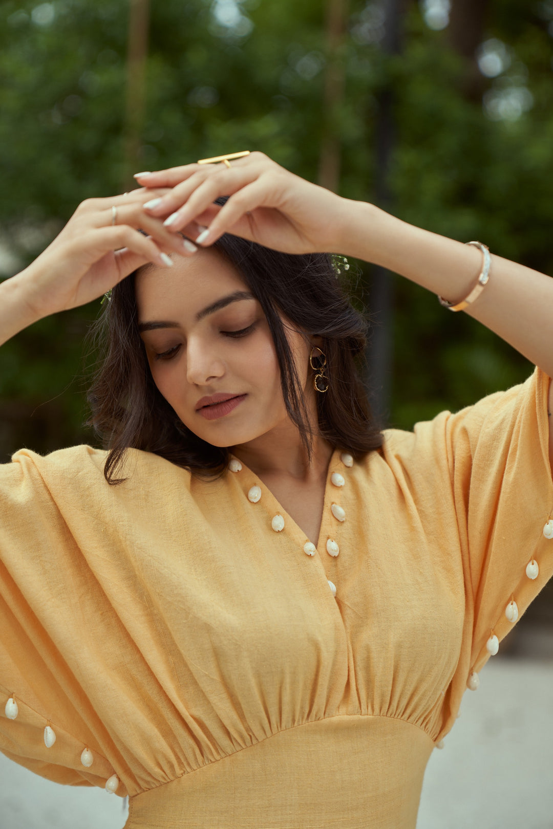 Sicily Kaftan Short Dress