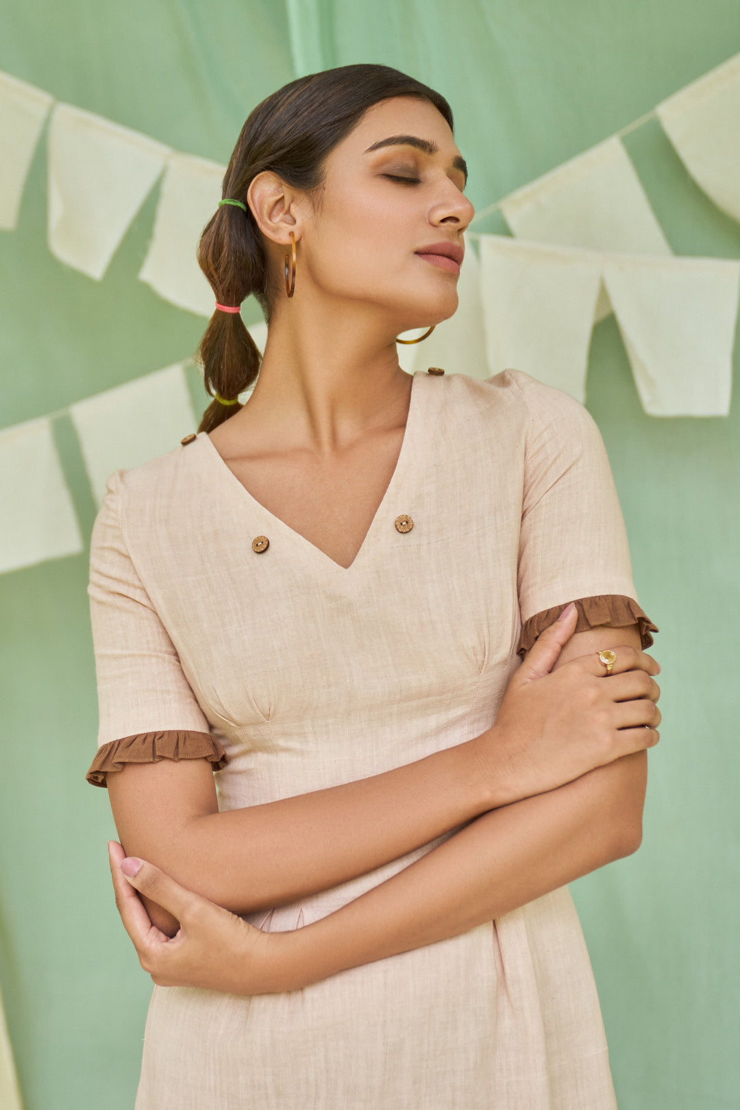 Thistle Sepia Detachable Dress