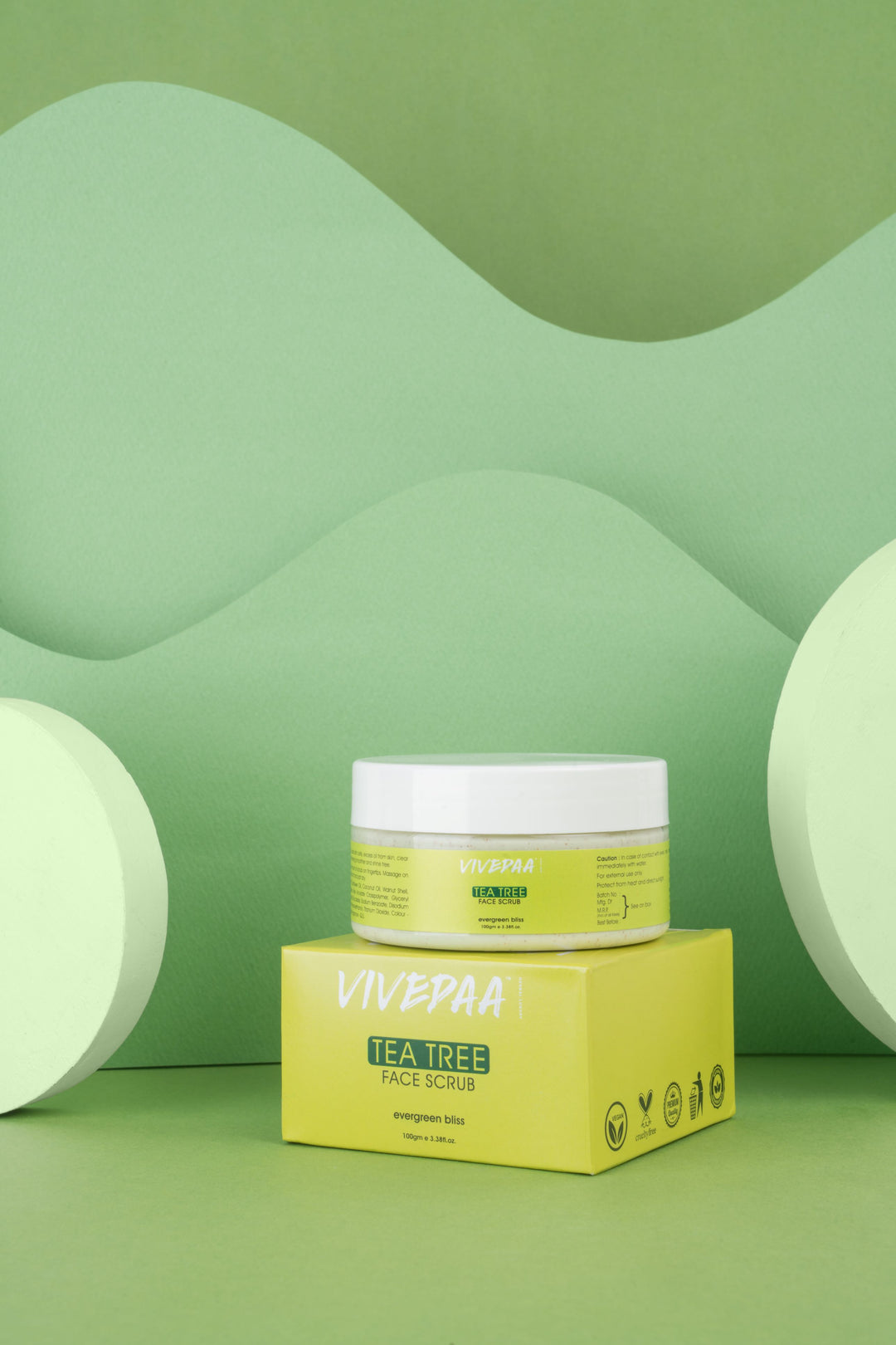 Vivedaa Natural Tea Tree Face Scrub