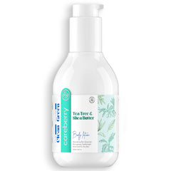 Careberry Tea Tree Oil & Shea Butter Nourishing Body Lotion| For Extra Dry Skin, 200ml