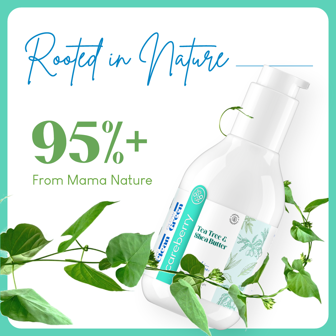 Careberry Tea Tree Oil & Shea Butter Nourishing Body Lotion| For Extra Dry Skin, 200ml