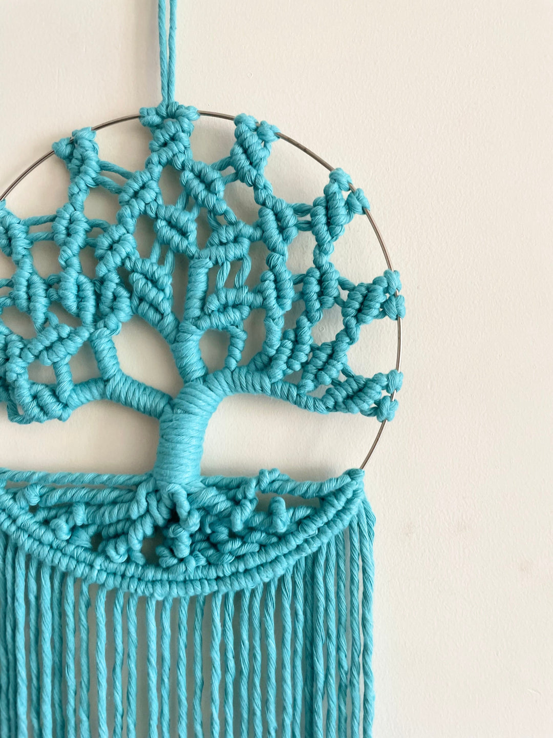 SUTRAM Handmade Boho Macrame Dream Catcher for Home - Macrame Wall Hanging 25 x 65 cm