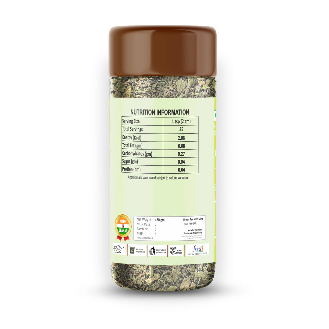 Snaxup Green Tea With Mint Tea