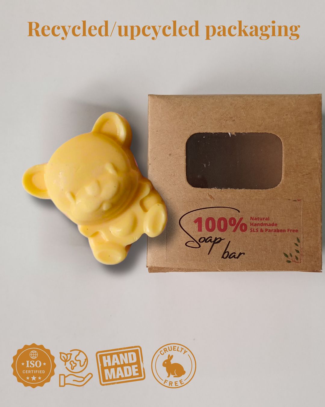 Sobek Naturals Teddy Bear Shaped Shea Butter Soap Sets