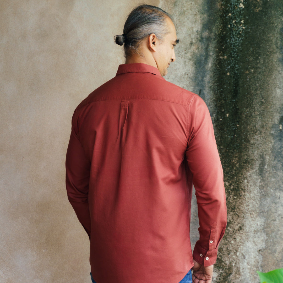 Islands Of Loom Terracotta Organic Cotton Men&