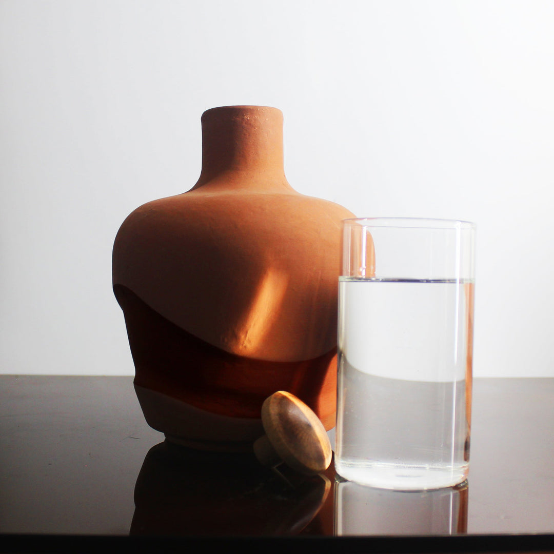 Terracotta Water Bottle : Apple : Capacity 1.5L Approx - Suspire