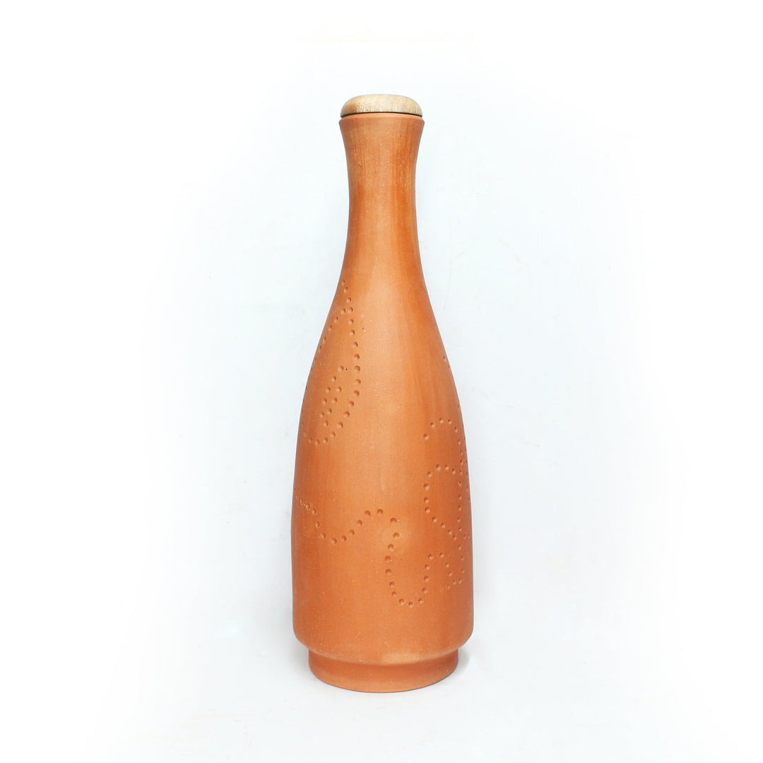 Terracotta Water Bottle : BOT : Capacity 1.0L Approx - Suspire
