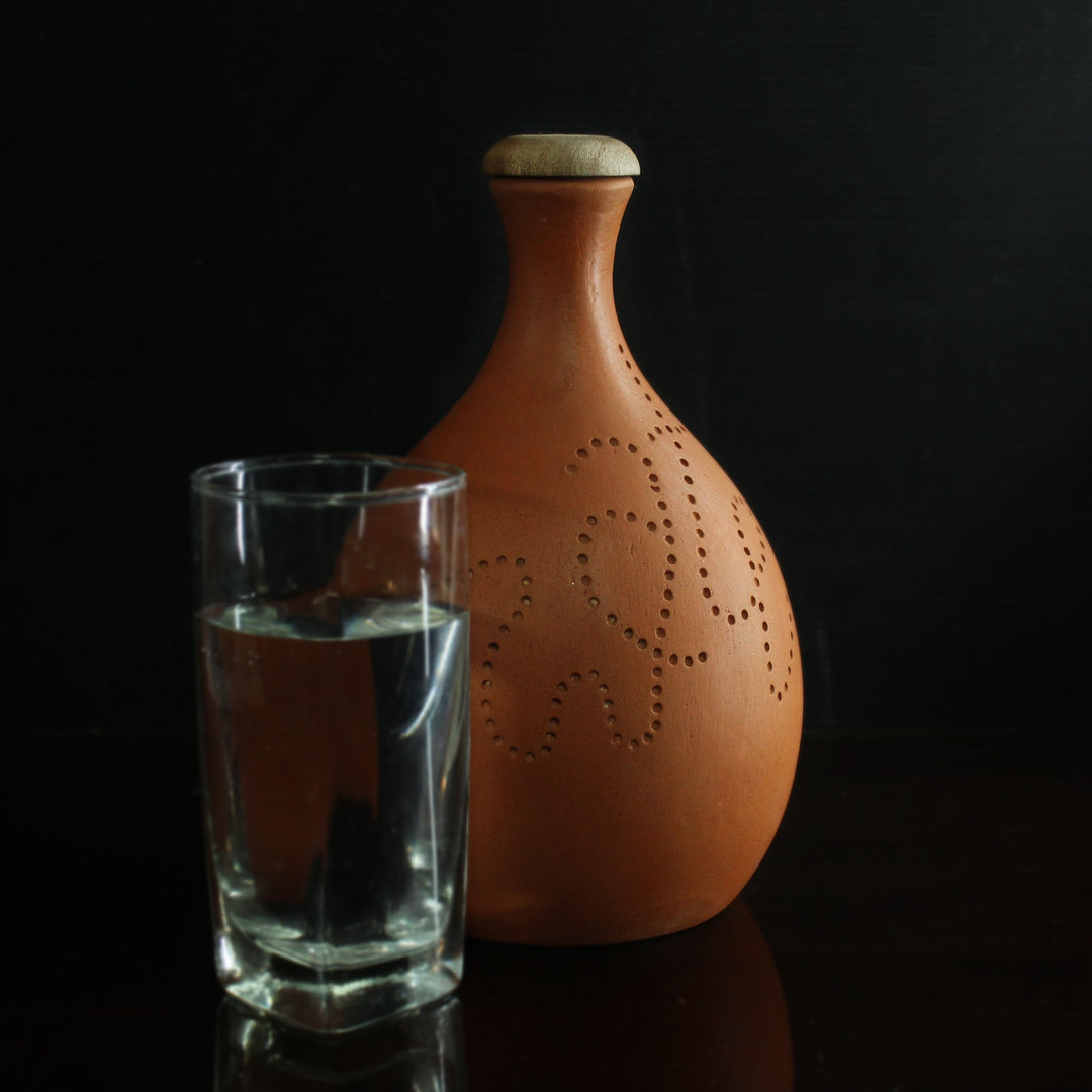Terracotta Water Bottle : COCO L : Capacity 1.5L Approx - Suspire