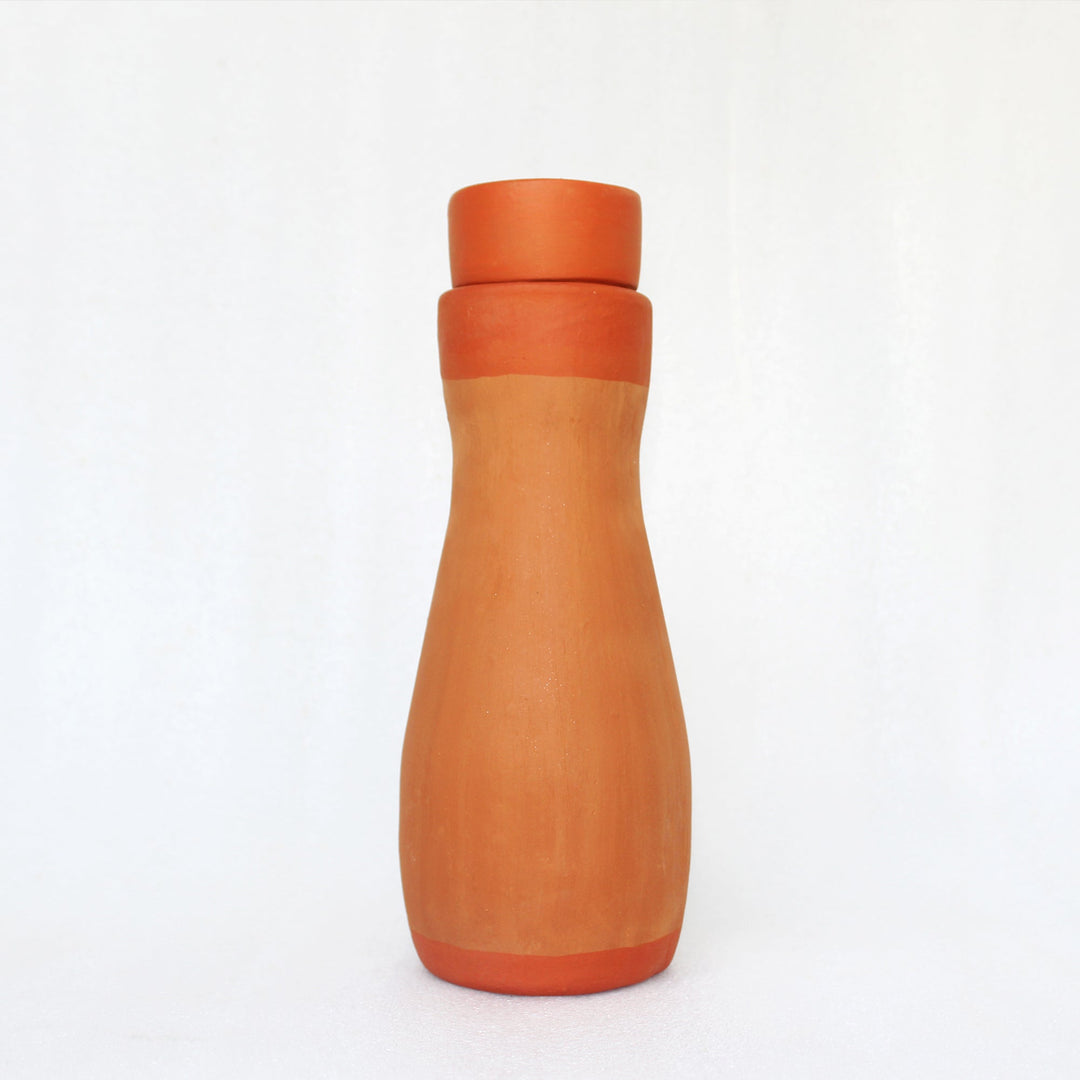 Terracotta Water Bottle : CURV  1 Lt : Capacity 1.0L Approx - Suspire