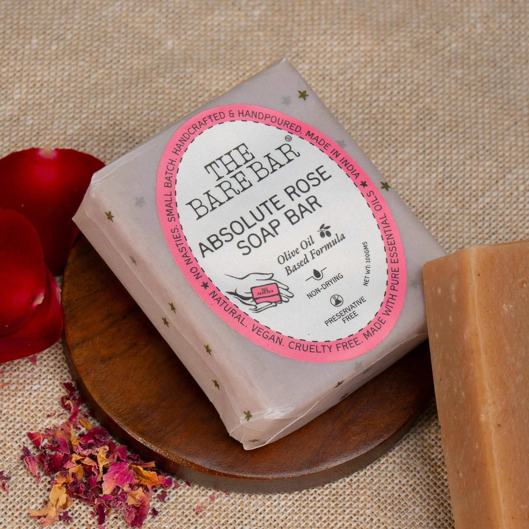 The Bare Bar Absolute Rose Soap Bar - Suspire