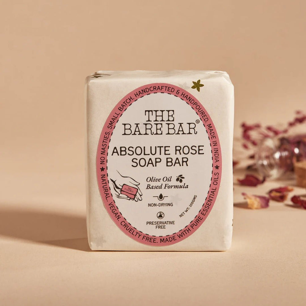 The Bare Bar Absolute Rose Soap Bar