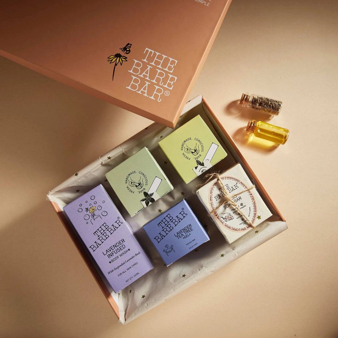 The Bare Bar Garden Glow Skin Care Gift Hamper - Suspire