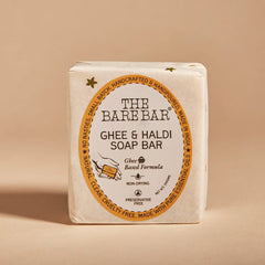 The Bare Bar Ghee And Haldi Soap Bar