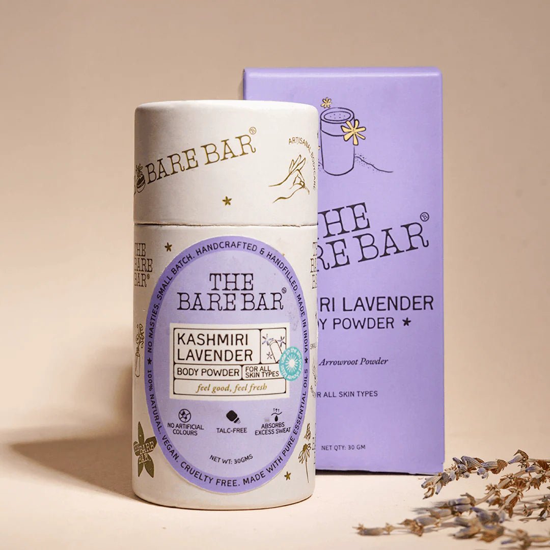 The Bare Bar Kashmiri Lavender Body Powder (Talcfree) - Suspire