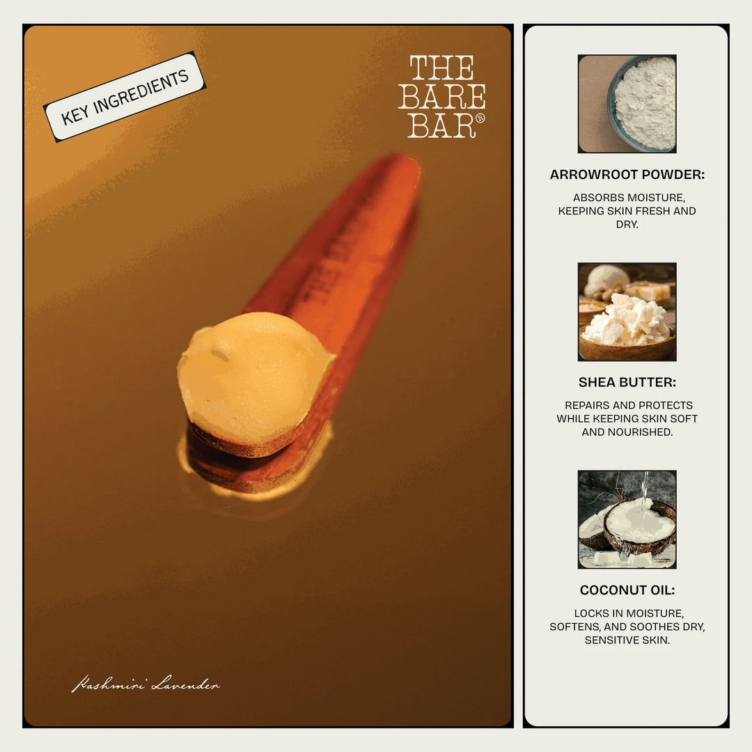 The Bare Bar Kashmiri Lavender Deodorant - Suspire