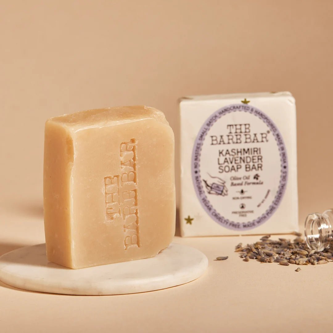 The Bare Bar Kashmiri Lavender Soap Bar - Suspire