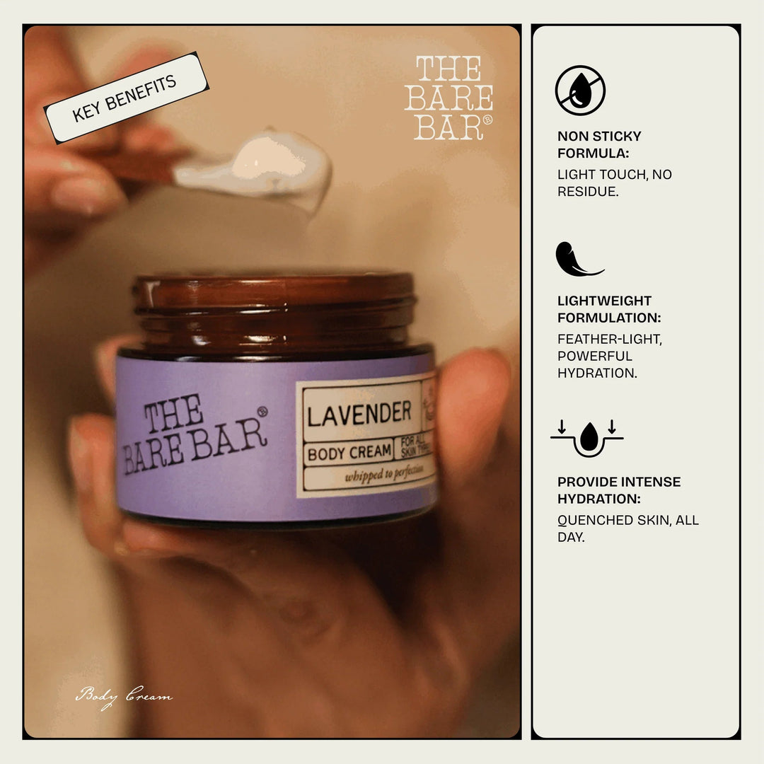 The Bare Bar Lavender Body Cream - Suspire