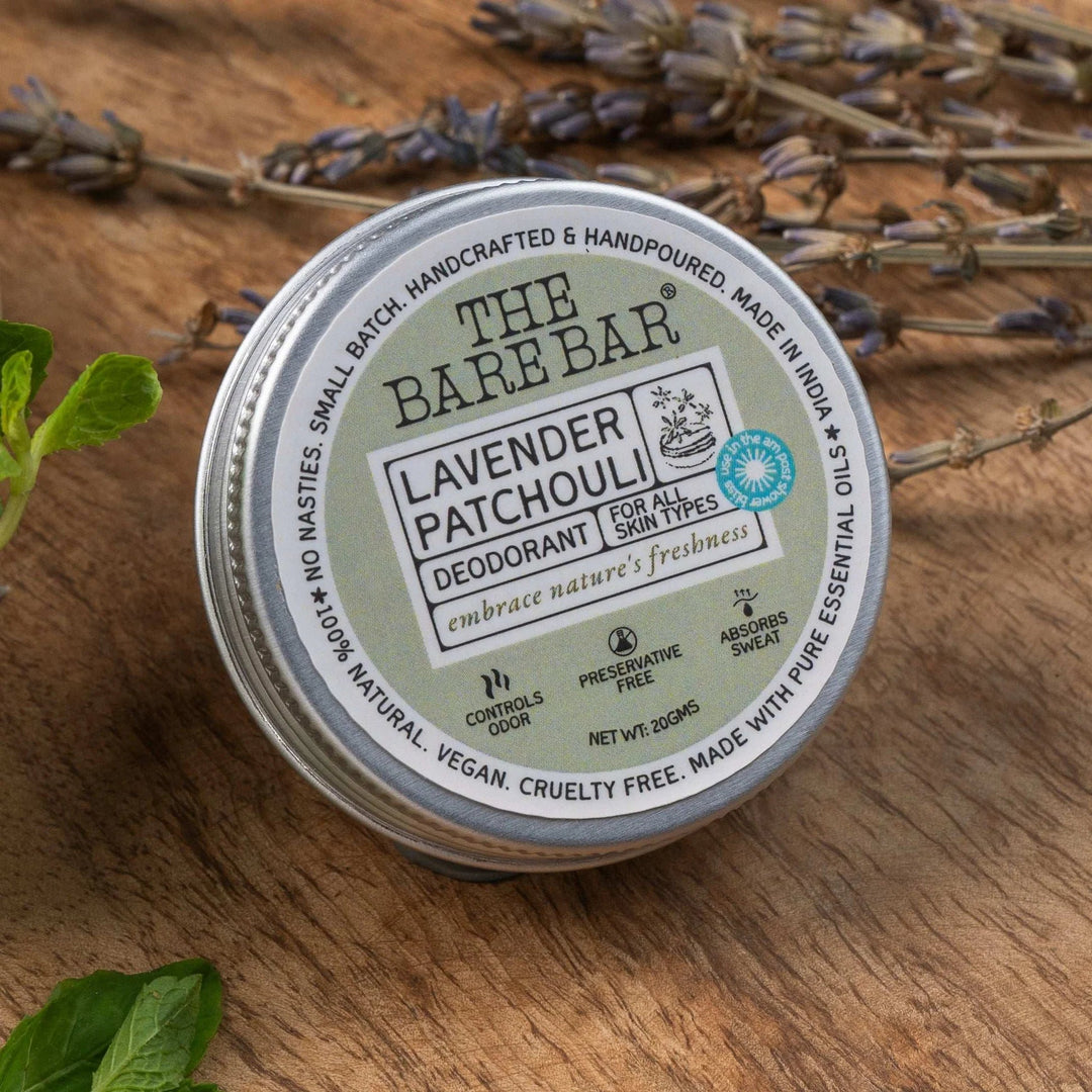 The Bare Bar Lavender Patchouli Deodorant - Suspire