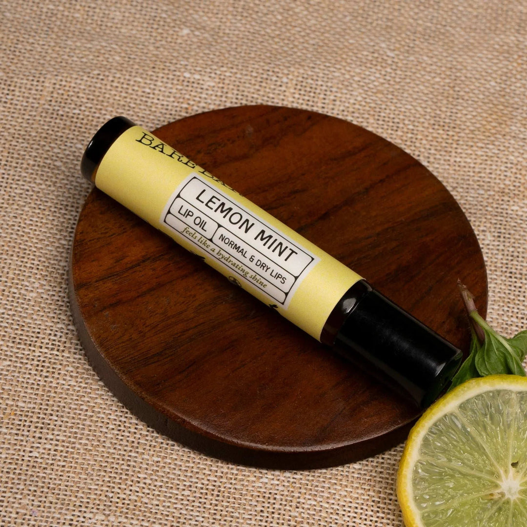 The Bare Bar Lemon Mint Lip Oil - Suspire