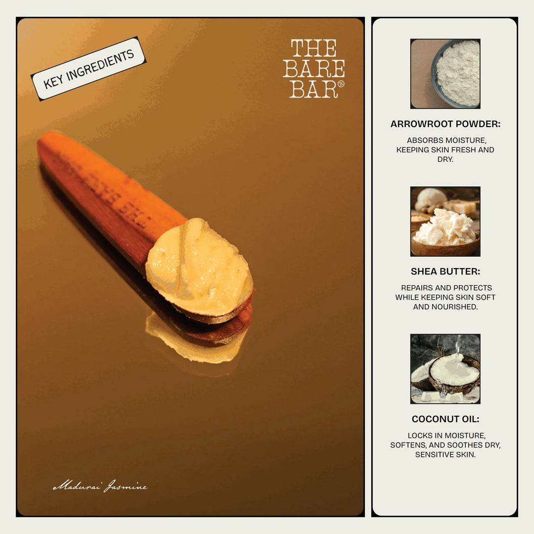 The Bare Bar Madurai Jasmine Deodorant - Suspire