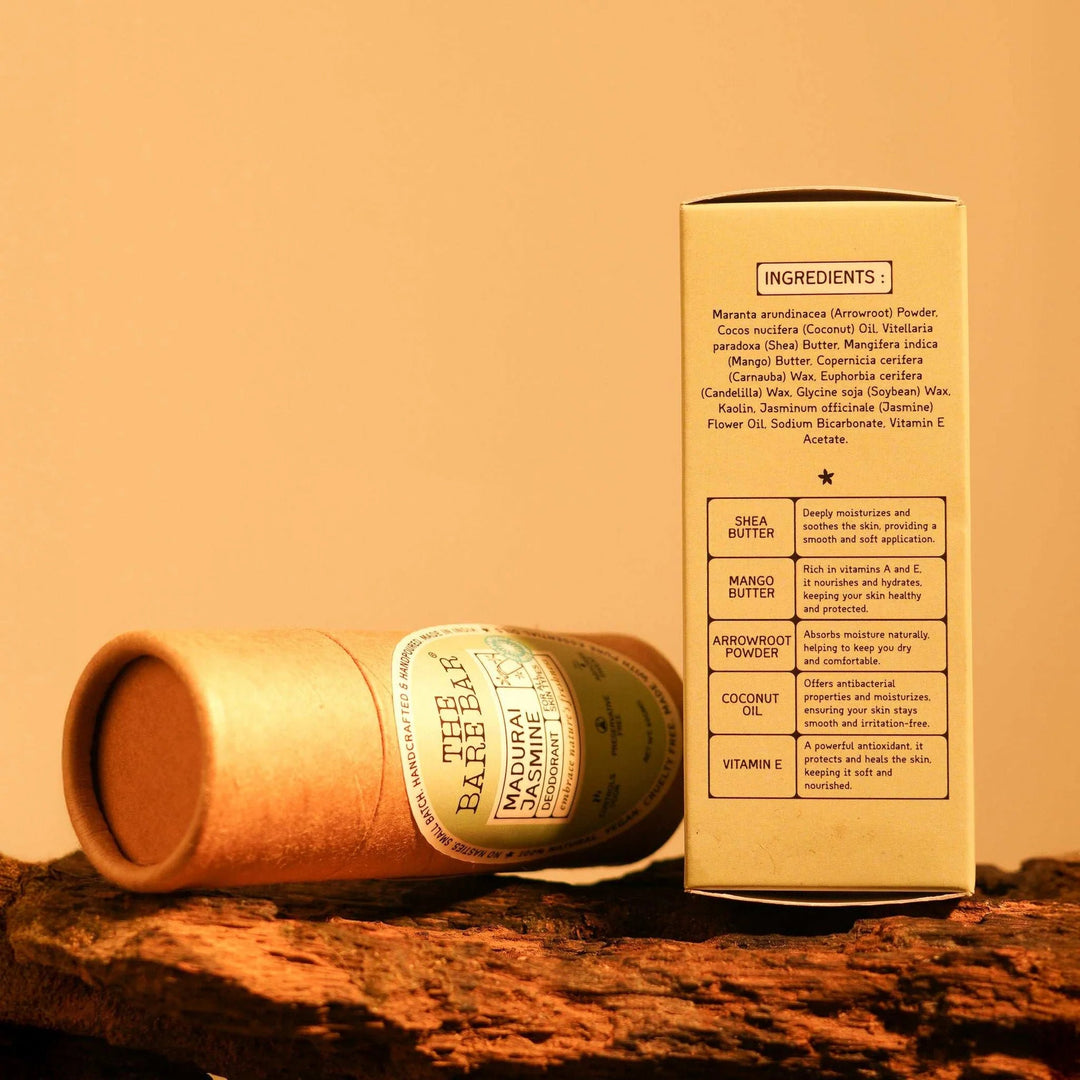 The Bare Bar Madurai Jasmine Deodorant - Suspire