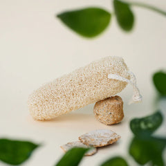 The Bare Bar Natural Vegetable Loofah - Body scrubber - Pack of 3