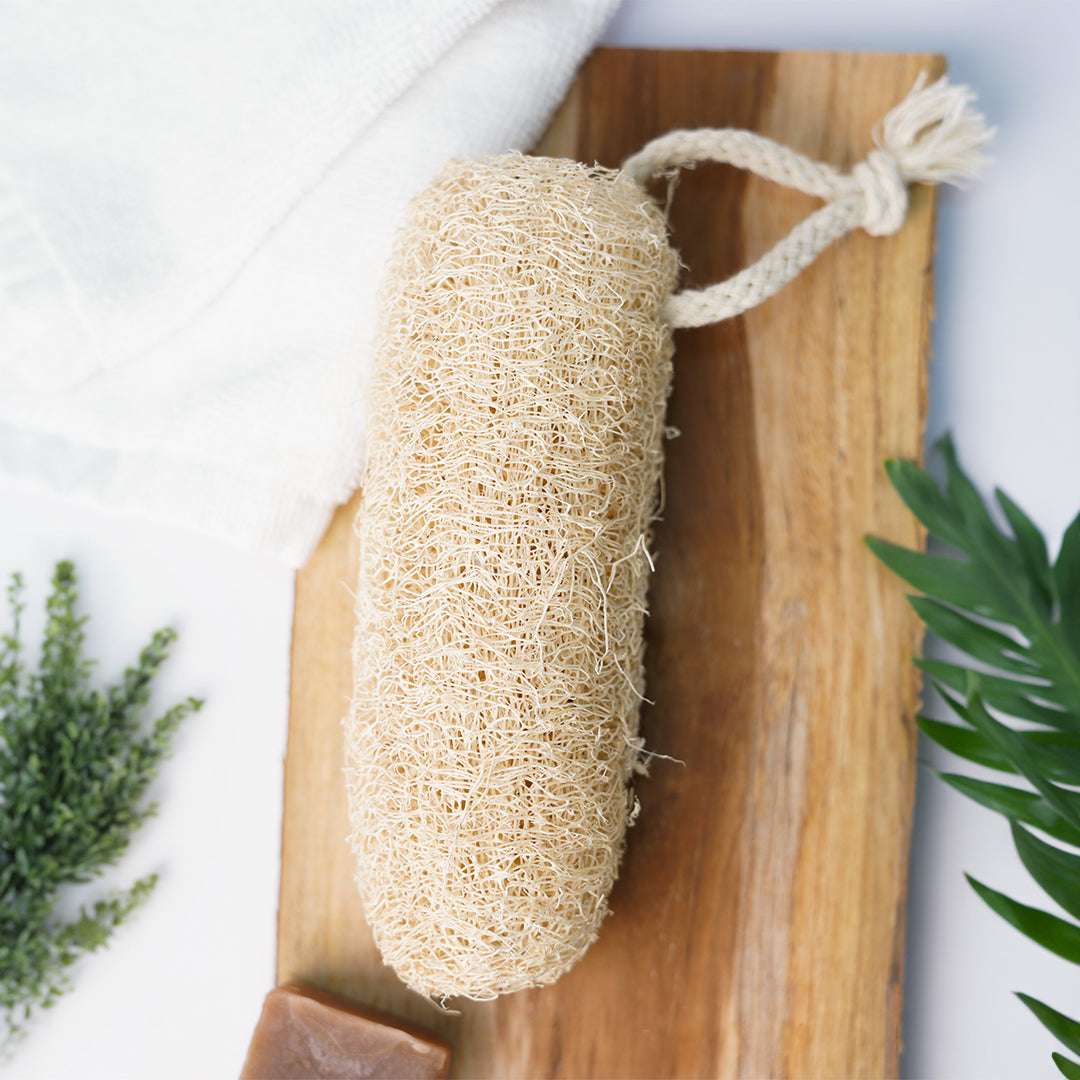 The Bare Bar Natural Vegetable Loofah - Body scrubber - Pack of 3 - Suspire