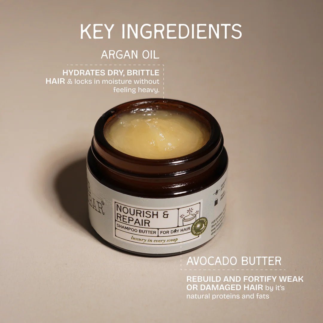 The Bare Bar Nourish & Repair Shampoo Butter - Suspire
