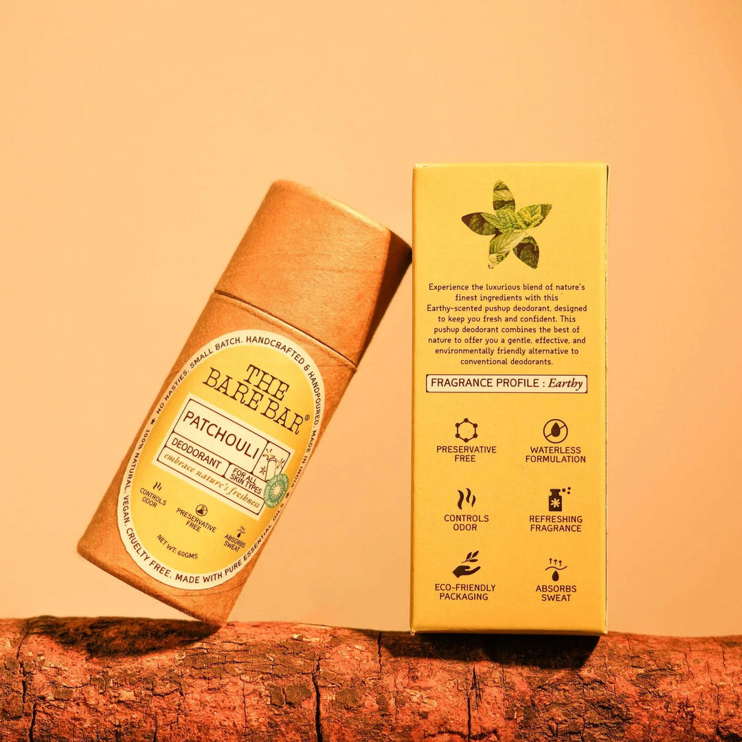 The Bare Bar Patchouli Deodorant - Suspire