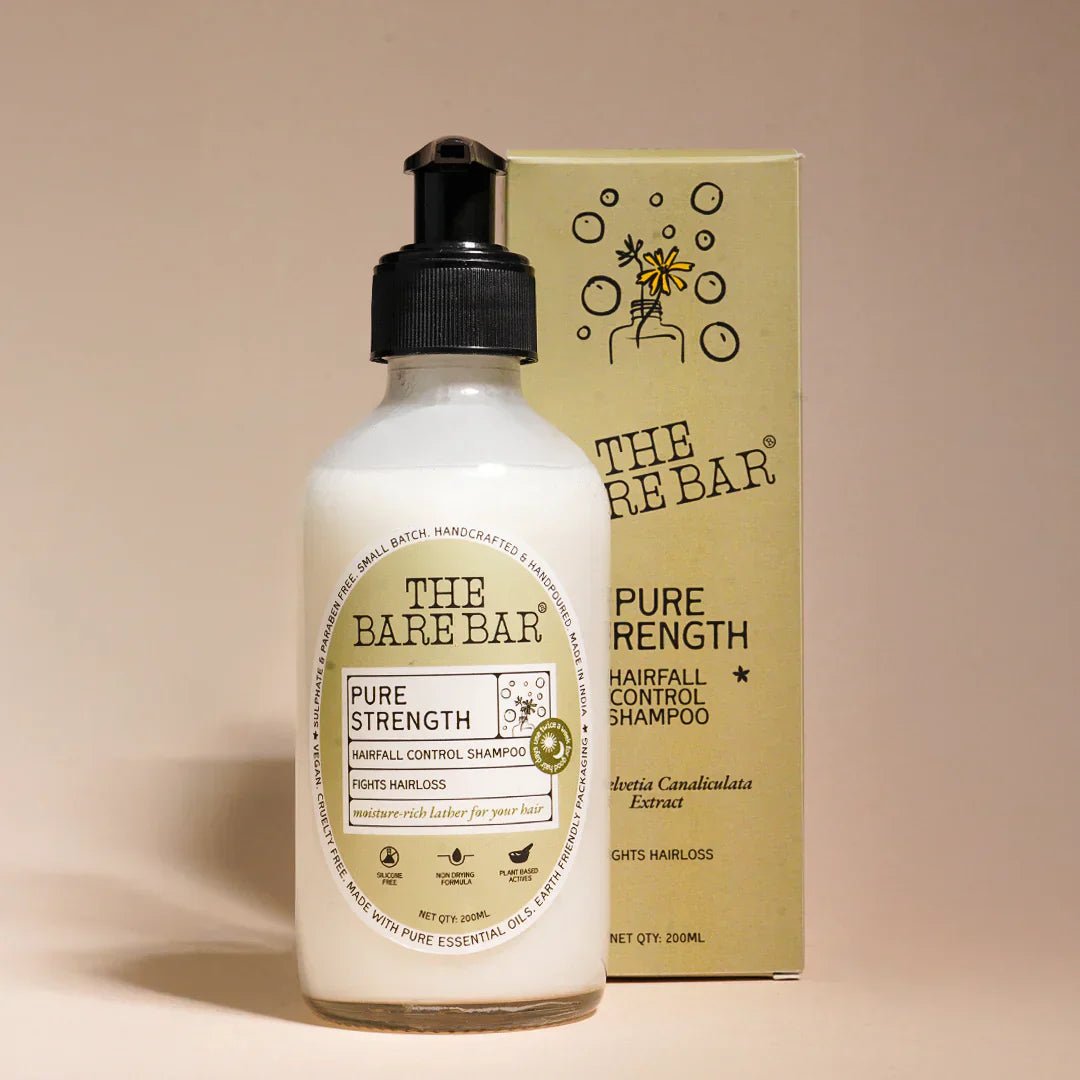 The Bare Bar Pure Strength Hairfall Control Shampoo - Suspire