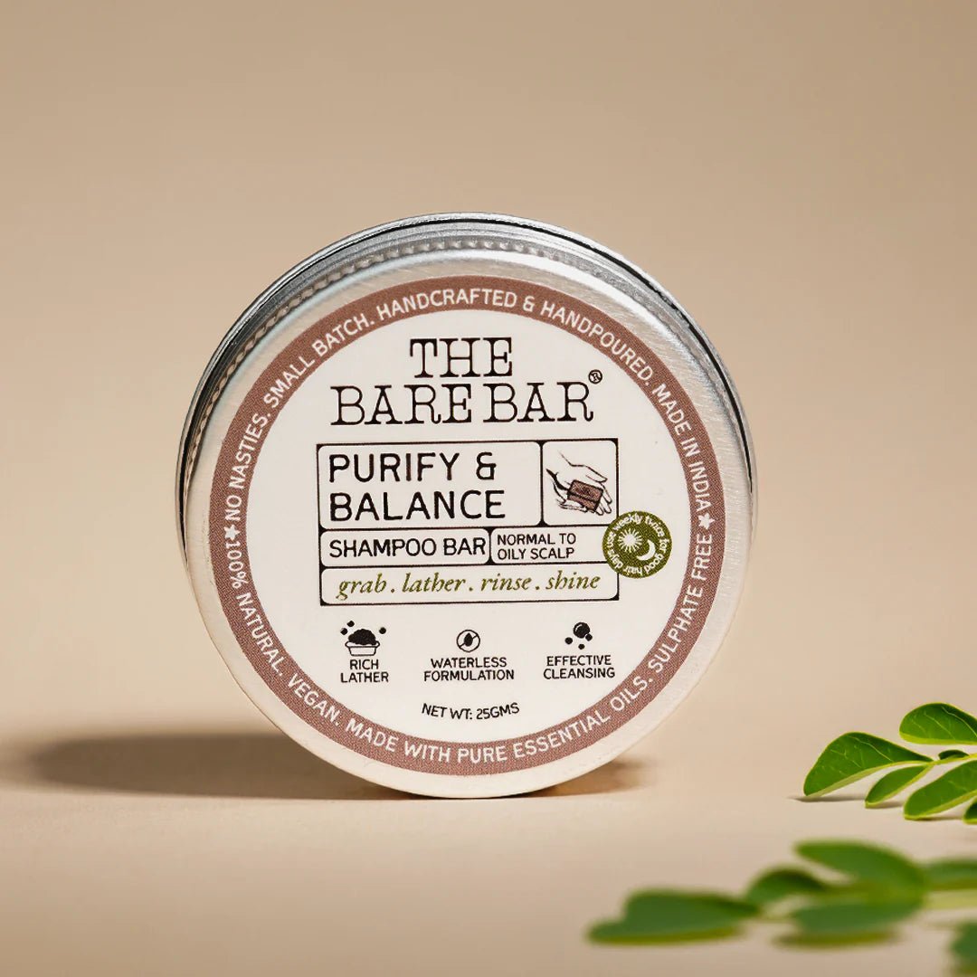 The Bare Bar Purify & Balance Shampoo Bar - Suspire