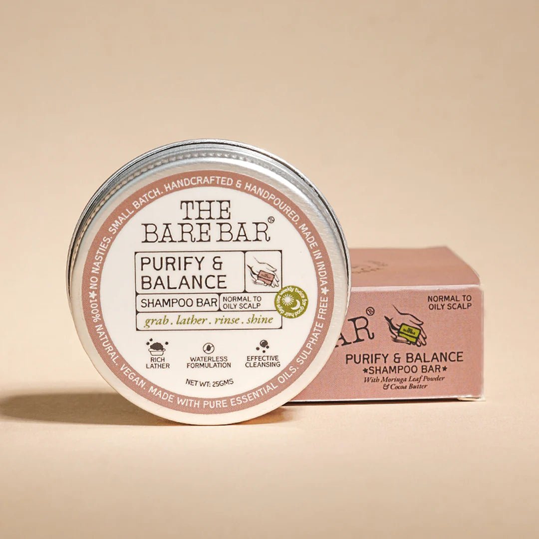 The Bare Bar Purify & Balance Shampoo Bar - Suspire