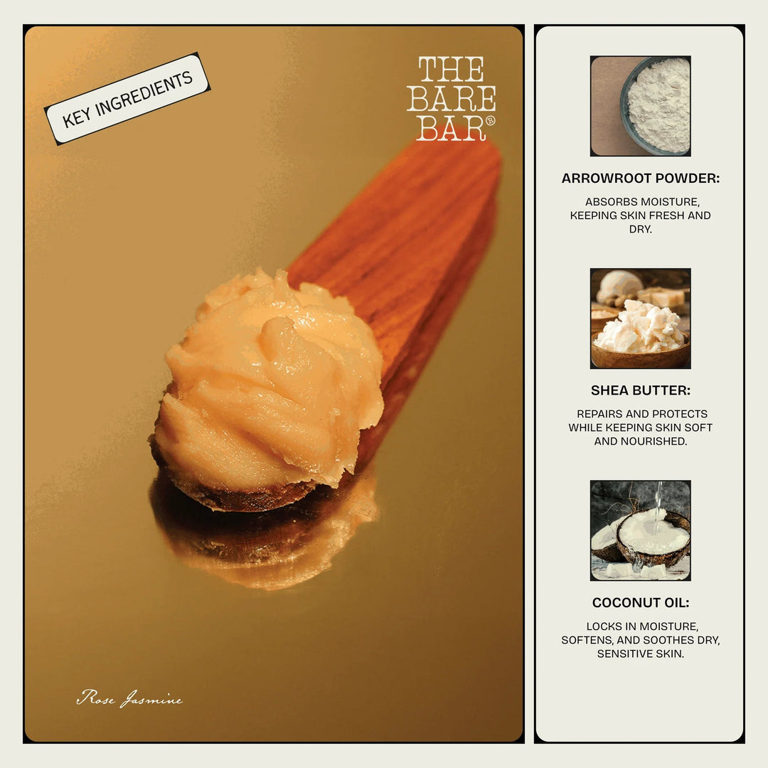 The Bare Bar Rose Jasmine Deodorant - Suspire