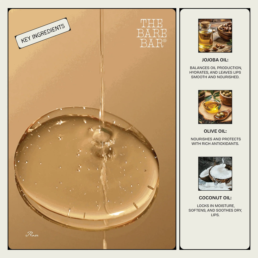 The Bare Bar Rose Lip Oil - Suspire