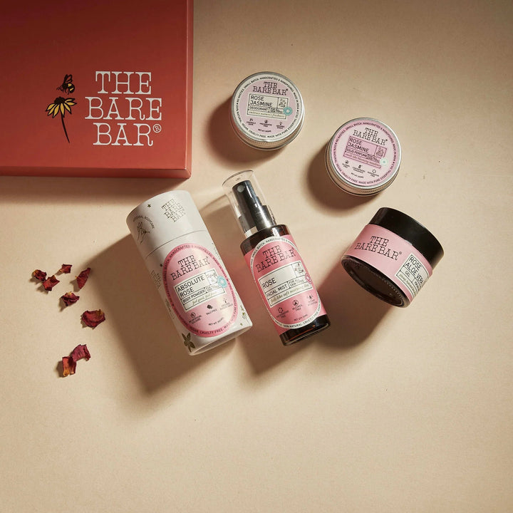 The Bare Bar Rosy Reset Self Care Gift Hamper - Suspire