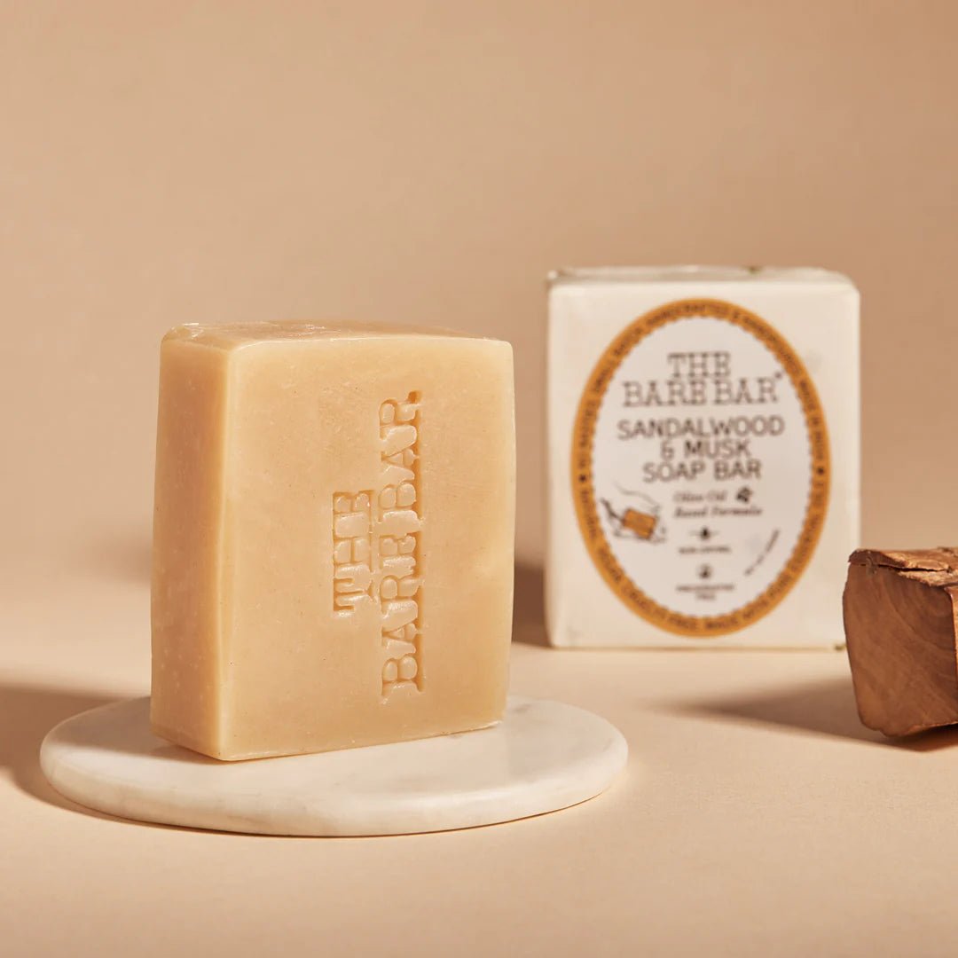The Bare Bar Sandalwood And Musk Soap Bar - Suspire
