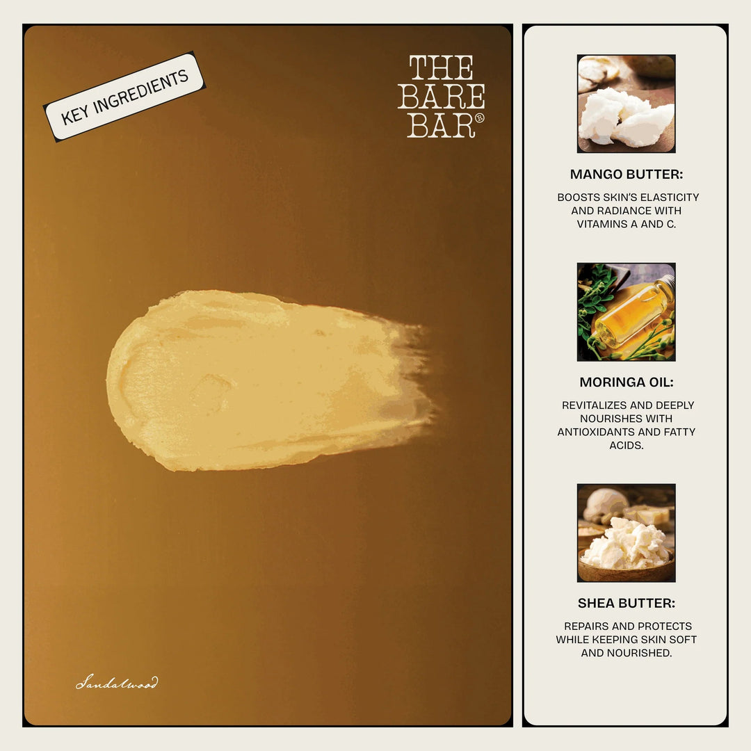 The Bare Bar Sandalwood Body Butter - Suspire