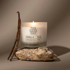 The Bare Bar Vanilla Glass Jar Candle