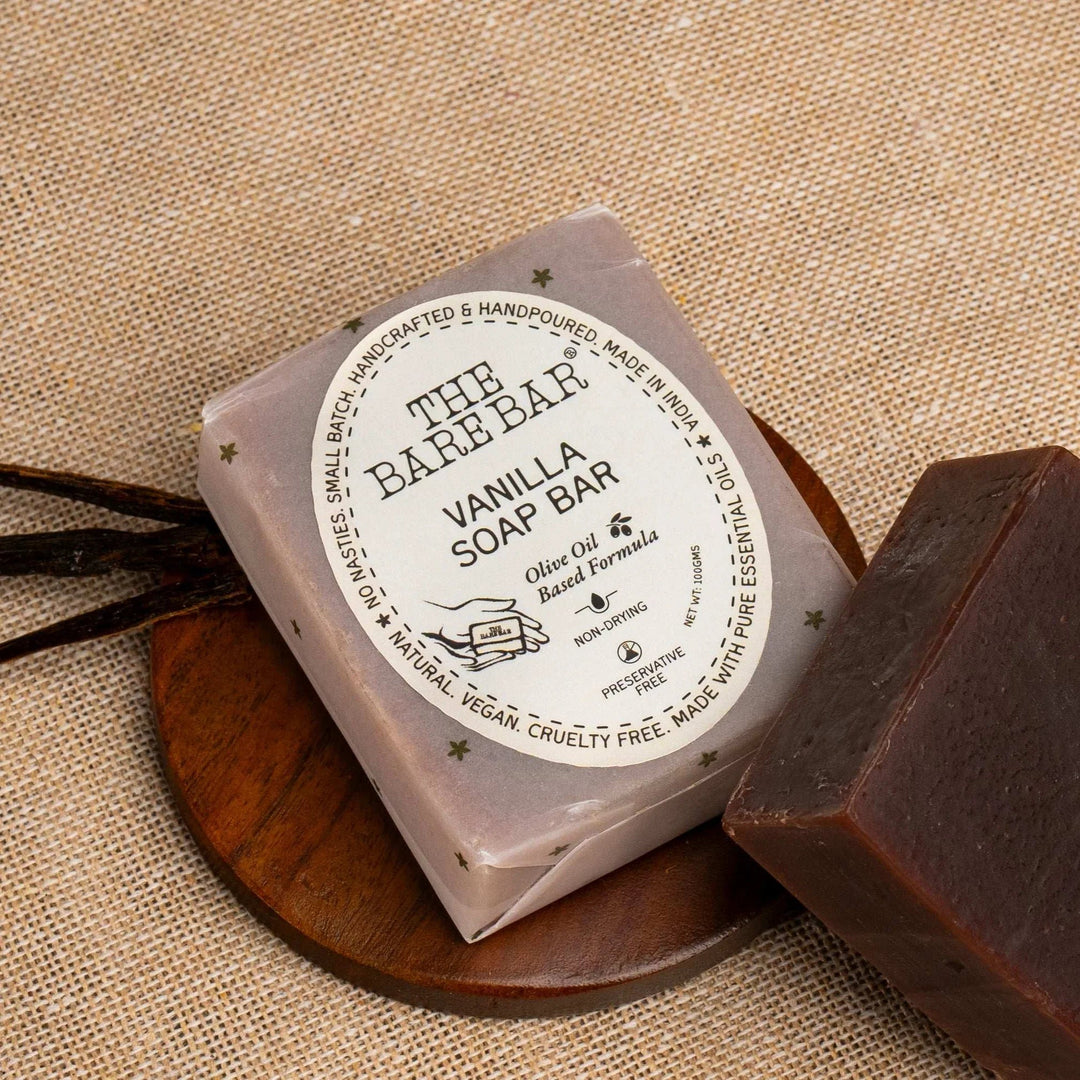 The Bare Bar Vanilla Soap Bar - Suspire