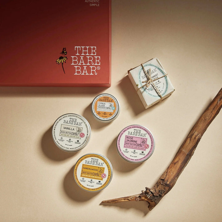 The Bare Bar Zest Rest Skincare Gift Hamper - Suspire