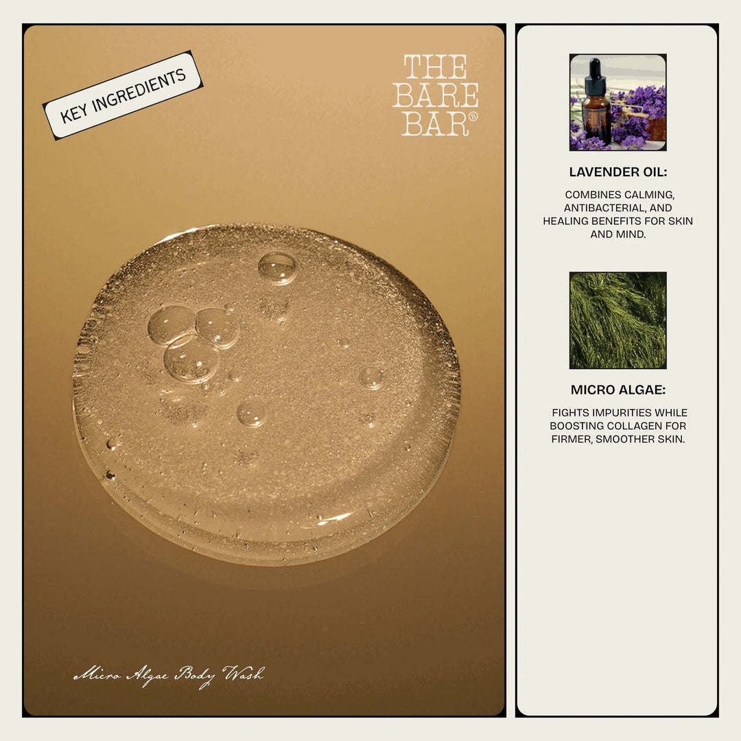The Bare Bare Micro Algae Body Wash - Suspire